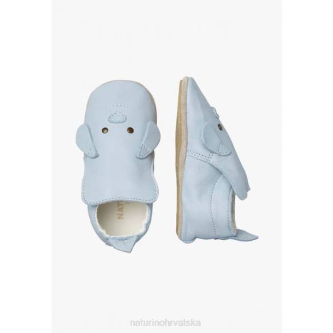 dlin Naturino dijete ZF0X8 cipelice za krevetić s naljepnicom za pse svijetlo plava