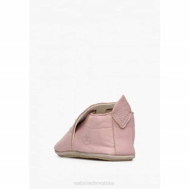 mojjy Naturino dijete ZF0X16 kožne cipele za krevetić ružičasta