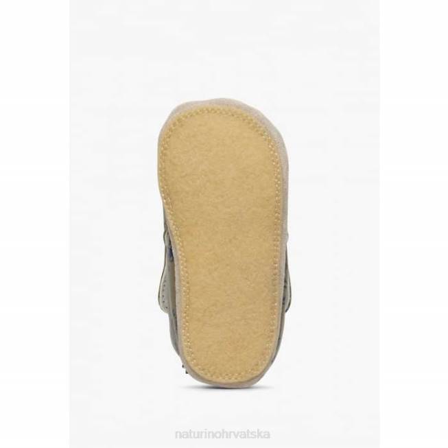 plumard Naturino dijete ZF0X4 cipelice za krevetić s printom tigra golubije siva