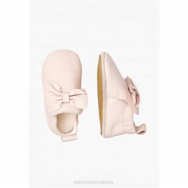 zaplet Naturino dijete ZF0X10 cipele za krevetić od nappa kože s mašnom ružičasta