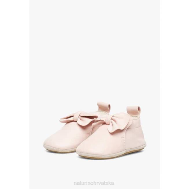zaplet Naturino dijete ZF0X10 cipele za krevetić od nappa kože s mašnom ružičasta