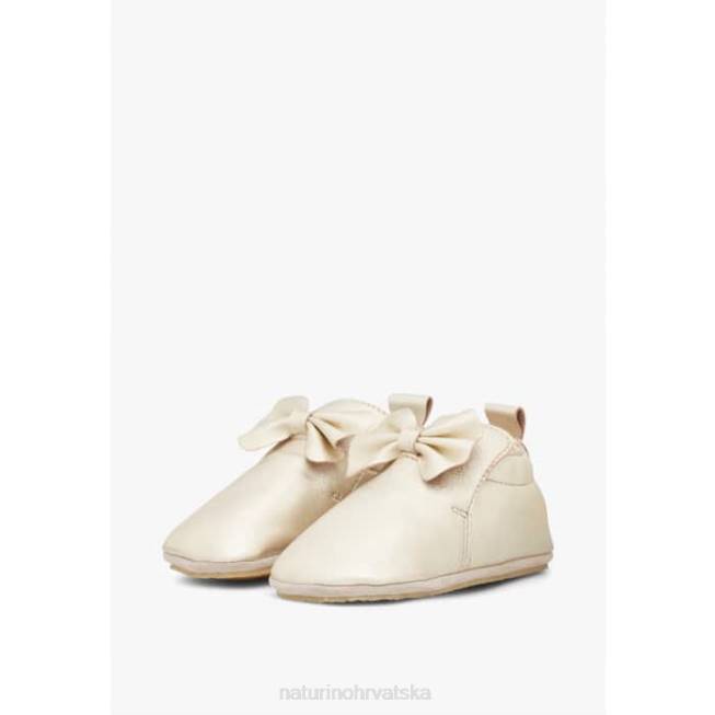 zaplet Naturino dijete ZF0X11 cipele za krevetić s mašnom platina