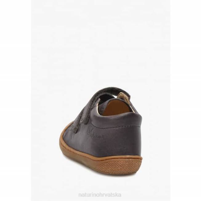 čahura vl Naturino djeca ZF0X135 cipele za prve korake od nappa kože siva