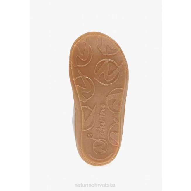 čahura vl Naturino djeca ZF0X135 cipele za prve korake od nappa kože siva