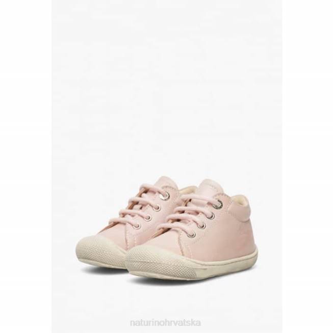 larve Naturino djeca ZF0X115 cipele za prve korake od nappa kože puderasto ružičasta