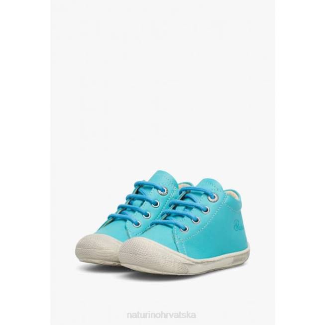 larve Naturino djeca ZF0X124 cipele za prve korake od nappa kože tirkiz