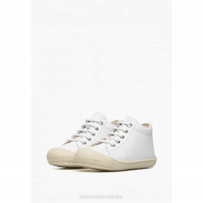 larve Naturino djeca ZF0X132 cipele za prve korake od nappa kože bijela