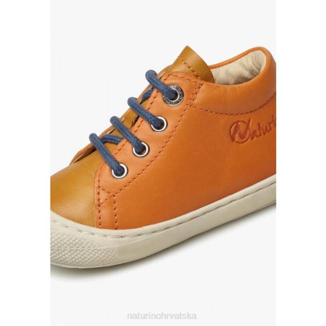larve Naturino djeca ZF0X144 cipele za prve korake od nappa kože naranča