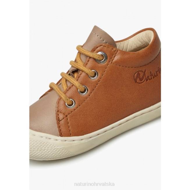 larve Naturino djeca ZF0X171 cipele za prve korake od nappa kože smeđa