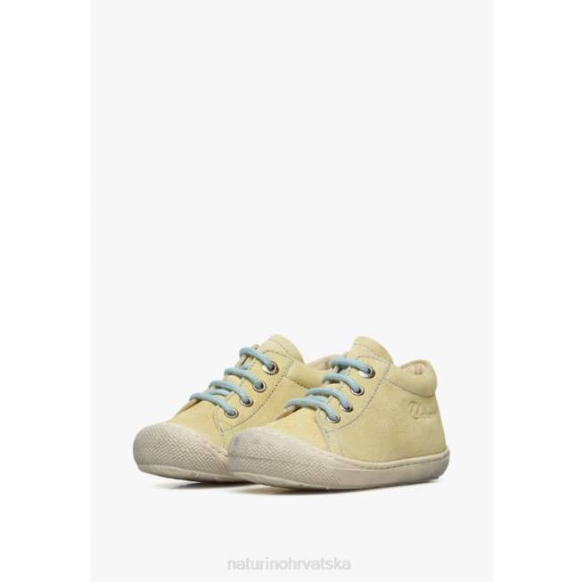 larve Naturino djeca ZF0X177 antilop cipele za prve korake žuto-svijetloplava
