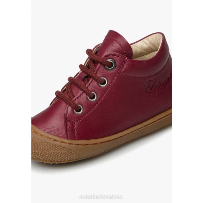 larve Naturino djeca ZF0X183 napa kožne cipele za malu djecu tamnocrvena