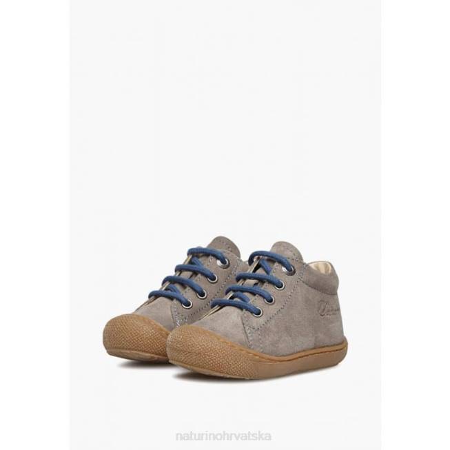 larve Naturino djeca ZF0X192 antilop cipele za prve korake sivo-svijetlo plava
