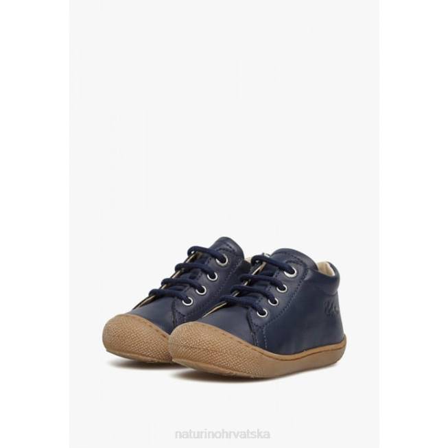 larve Naturino djeca ZF0X196 napa kožne cipele za malu djecu plava