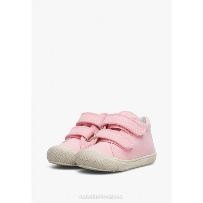 larve Naturino djeca ZF0X204 platnene cipele za prve korake ružičasta