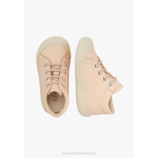 larve Naturino djeca ZF0X78 lakirane cipele za prve korake ružičasta