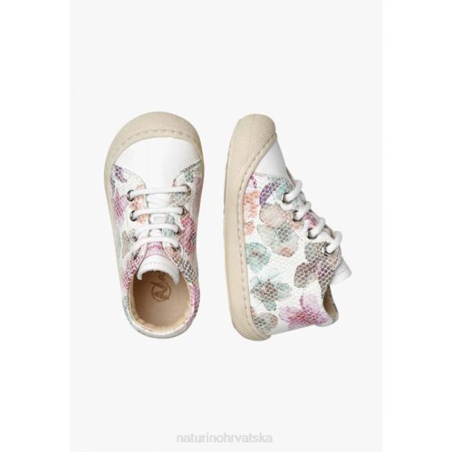 larve Naturino djeca ZF0X89 kožne cipele za prve korake bijela