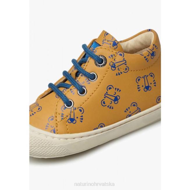 larve Naturino djeca ZF0X99 kožne cipele za malu djecu s uzorkom tigra bundeva