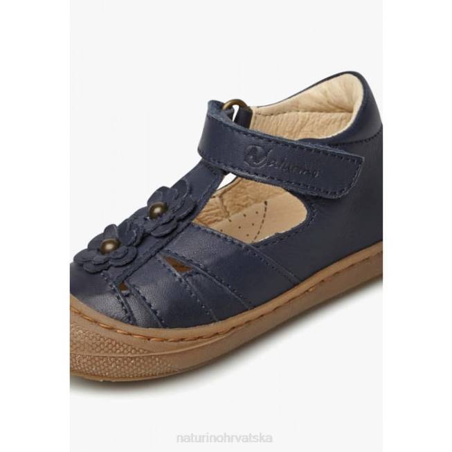 Maggy Naturino djeca ZF0X593 poluzatvorene sandale s apliciranim cvjetovima plava