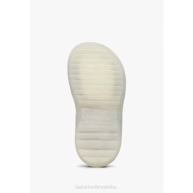 begonija Naturino djeca ZF0X246 kožne sandale s apliciranim cvijećem bijela