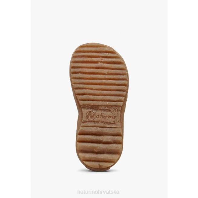 vidjeti Naturino djeca ZF0X232 poluzatvorene kožne sandale puderasto ružičasta