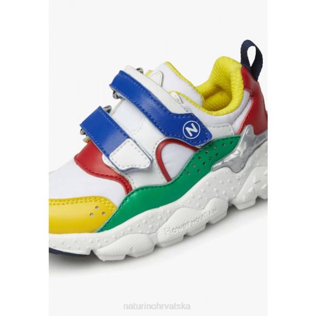 akio junior vl. Naturino djeca ZF0X45 tenisice od umjetne kože i tehničke tkanine bijelo-plavo-crveno