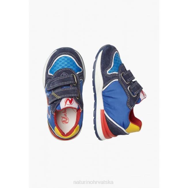 argal vl Naturino djeca ZF0X395 tenisice od antilopa i tkanine plava