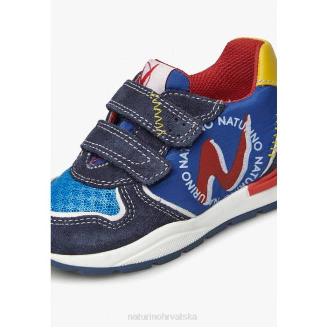 argal vl Naturino djeca ZF0X395 tenisice od antilopa i tkanine plava