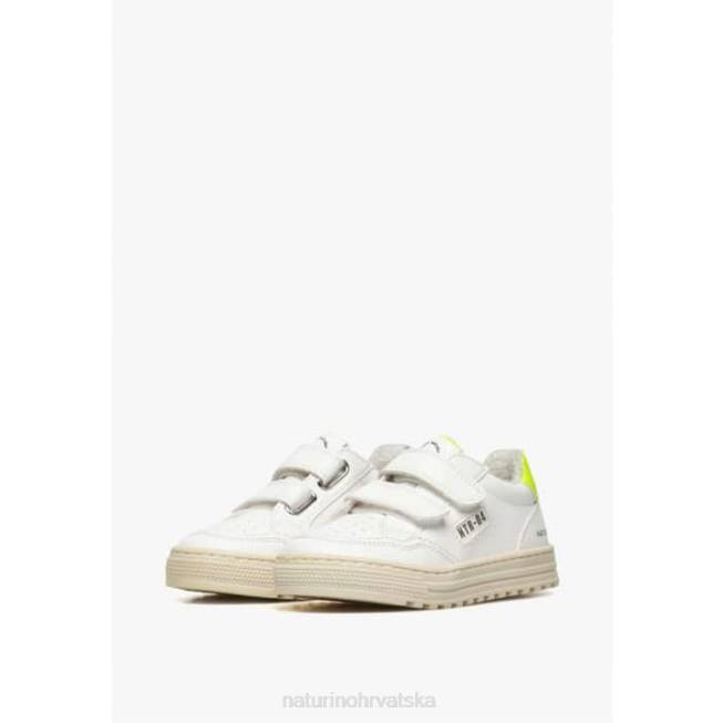 ariton hibrid vl. Naturino djeca ZF0X506 tenisice od biljne kože i organskog pamuka bijelo-fluo žuta