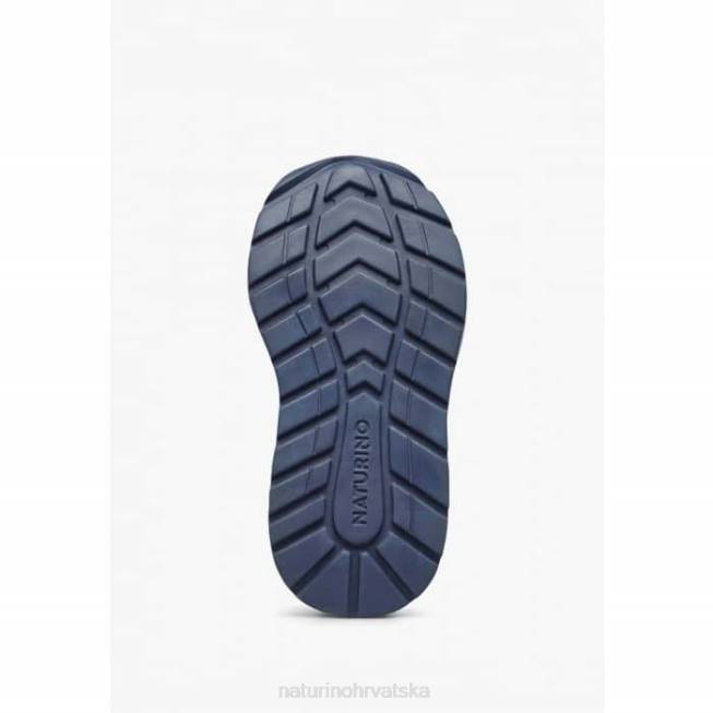 bley vl Naturino djeca ZF0X394 tenisice od antilopa i tkanine golubica sivozelena