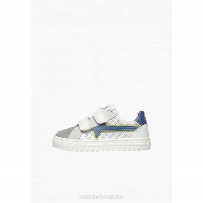 blitz vl. Naturino djeca ZF0X390 tenisice od kože i antilopa sivo-plava