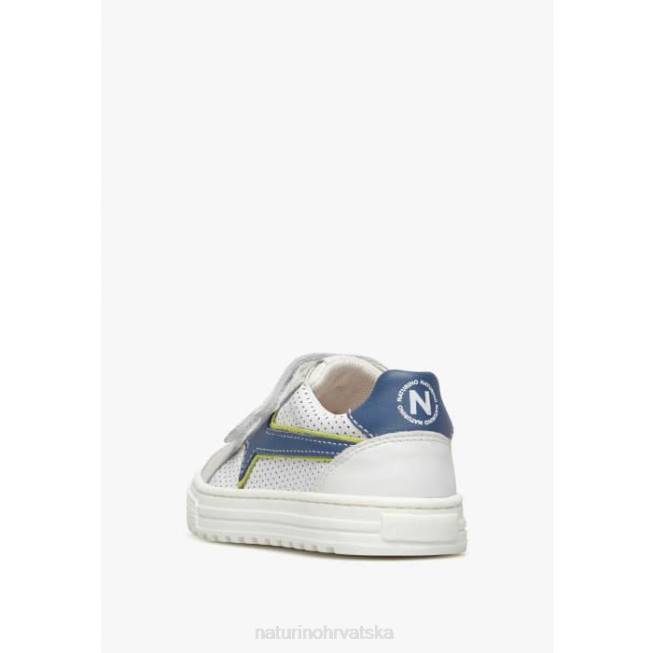 blitz vl. Naturino djeca ZF0X390 tenisice od kože i antilopa sivo-plava