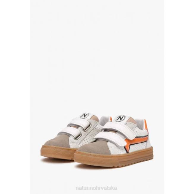 blitz vl. Naturino djeca ZF0X453 tenisice od kože i antilopa sivo-golublje sivo