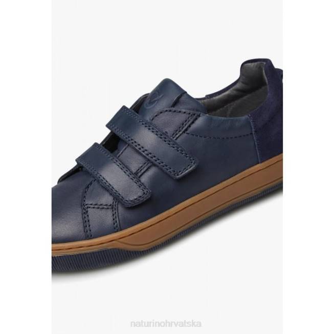 caleb vl Naturino djeca ZF0X435 tenisice od nappa kože i antilopa mornarica