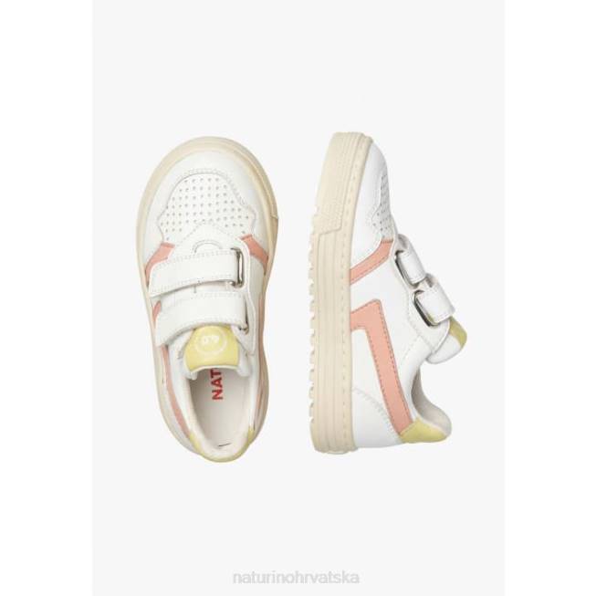 ceonia vl. Naturino djeca ZF0X46 tenisice od umjetne kože bijelo-puder roza