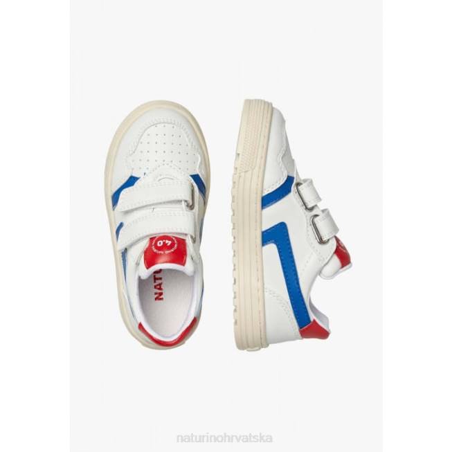 ceonia vl. Naturino djeca ZF0X48 tenisice od umjetne kože bijelo-nebesko plavo