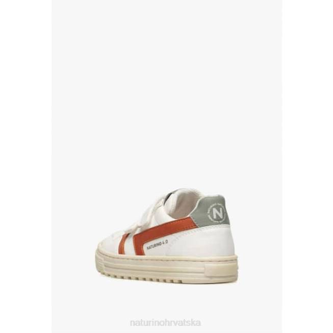 ceonia vl. Naturino djeca ZF0X50 tenisice od umjetne kože bijelo-crvena