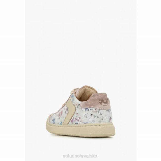 clarendon zip Naturino djeca ZF0X411 tenisice od kože i antilopa ružičasta