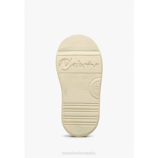 clarendon zip Naturino djeca ZF0X411 tenisice od kože i antilopa ružičasta