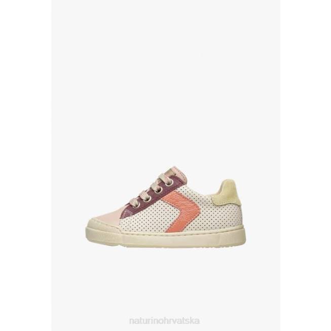 clarendon zip Naturino djeca ZF0X503 tenisice od kože i antilopa puder roza-krem