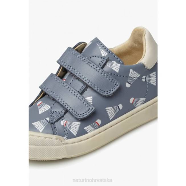 eindhoven vl Naturino djeca ZF0X458 kožne tenisice s printom svijetlo plava