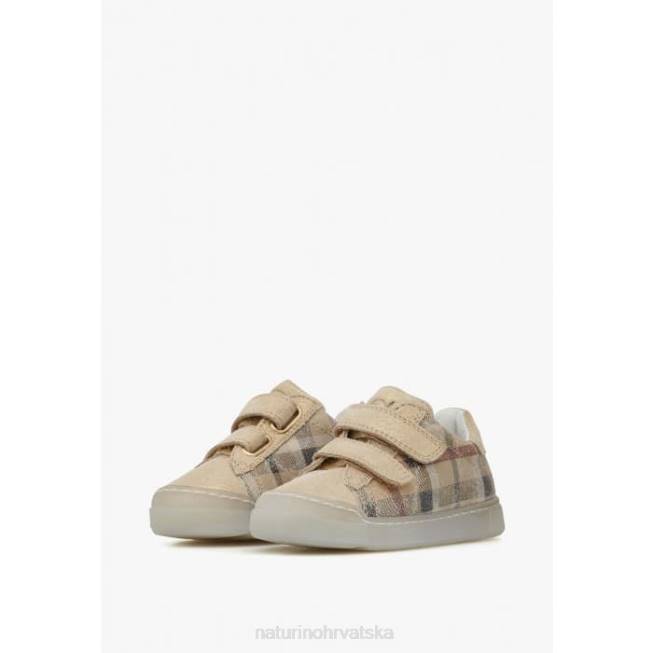 eindhoven vl Naturino djeca ZF0X515 tenisice od brušene kože platina