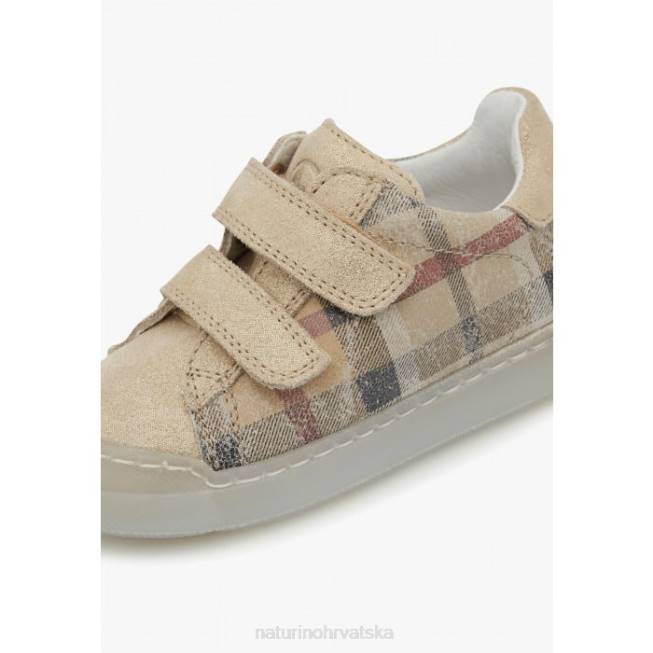 eindhoven vl Naturino djeca ZF0X515 tenisice od brušene kože platina