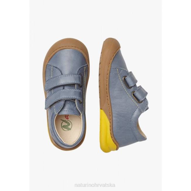 gabby vl Naturino djeca ZF0X436 cipele za prve korake od nappa kože svijetlo plava