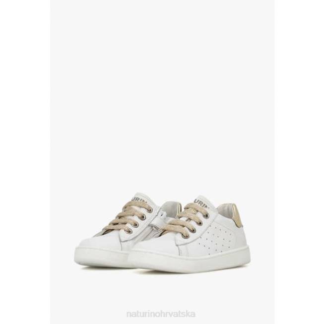 hasselt 2 zip. Naturino djeca ZF0X406 kožne tenisice bijelo-platinasti