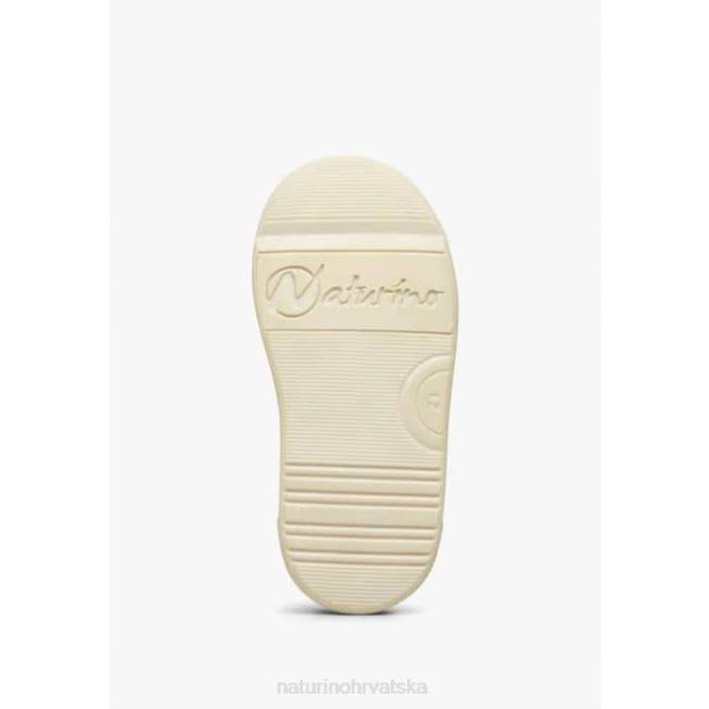 henntor Naturino djeca ZF0X388 tenisice od tkanine bijelo-ružičasta