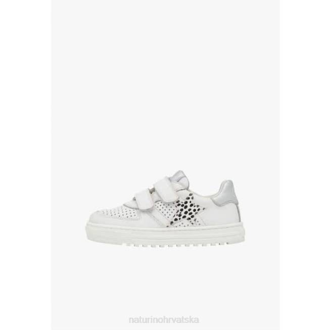 hess vl. Naturino djeca ZF0X407 kožne tenisice bijelo-srebrna