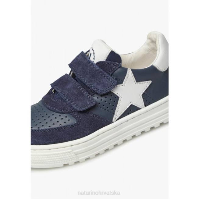 hess vl. Naturino djeca ZF0X475 tenisice od kože i antilopa plava