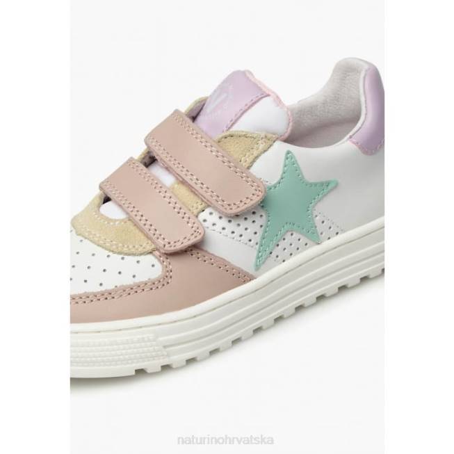 hess vl. Naturino djeca ZF0X513 kožne tenisice bijelo-puder roza