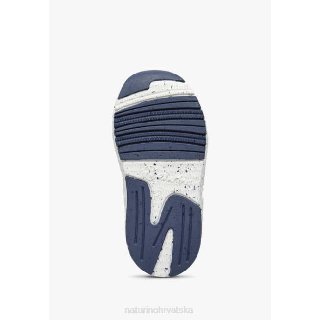 jesko star vl. Naturino djeca ZF0X500 tenisice od antilopa i tkanine plavo-bijeli