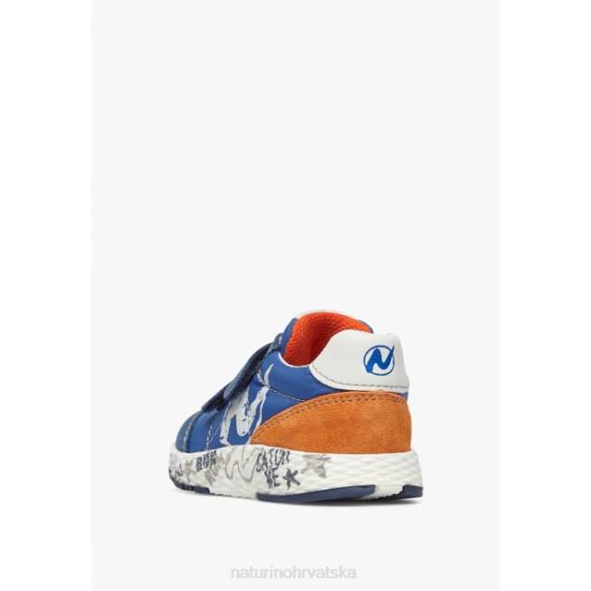 jesko vl. Naturino djeca ZF0X420 tenisice od antilopa i tehničke tkanine svijetlo plava